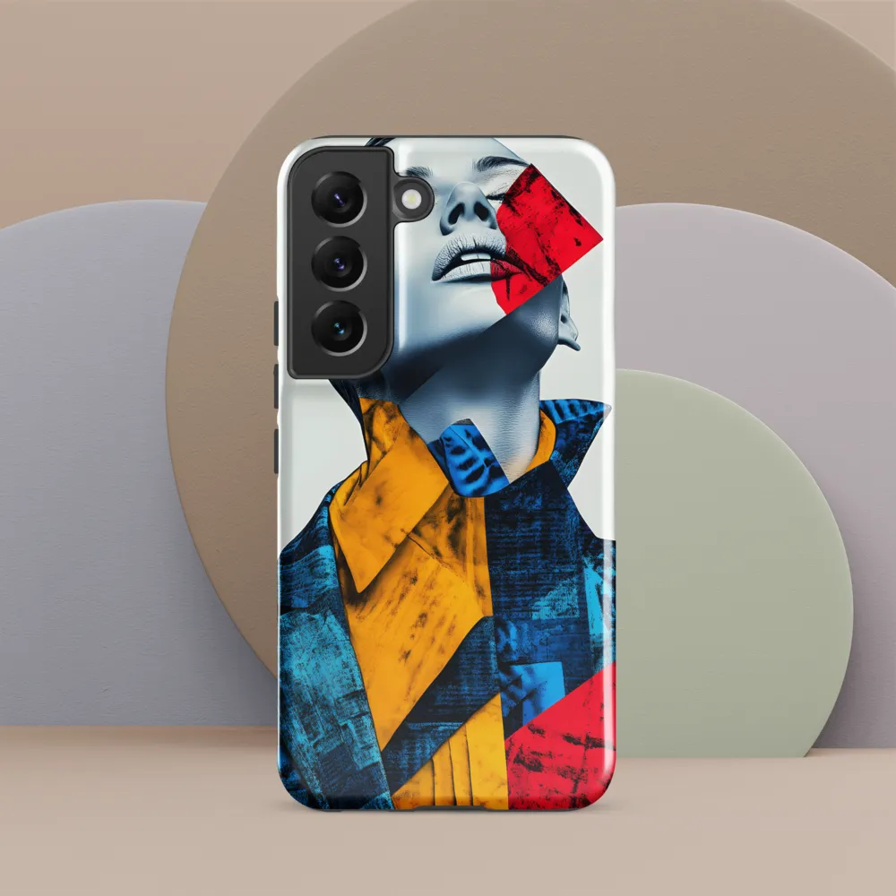 Fragmented Confidence: A Surreal Fashion Portrait