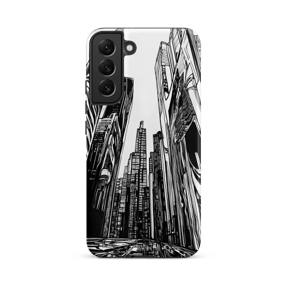 Urban Echoes: A Line Art Journey