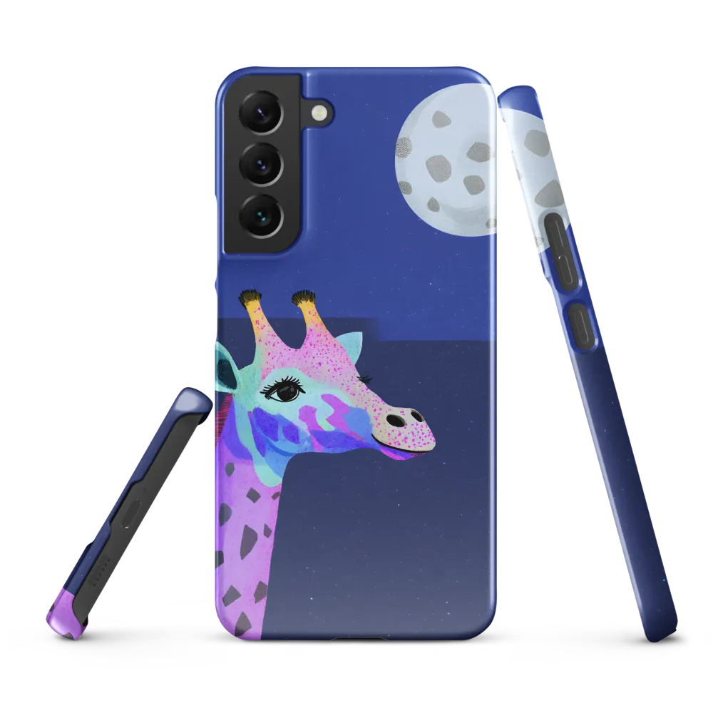 Whimsical Giraffe Under the Stars