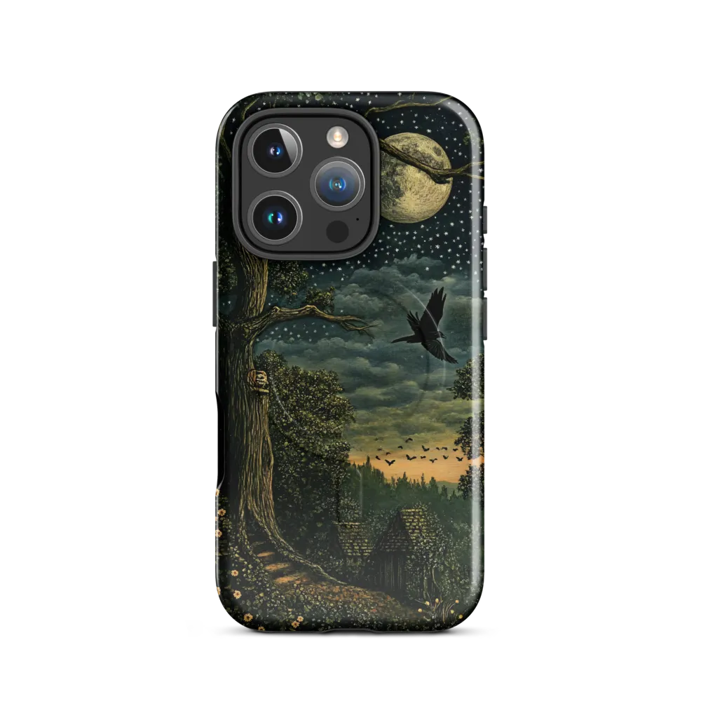 Mystical Nightscape Under the Full Moon | Phone Case |  16 Pro | MagSafe® Tough Case | Glossy