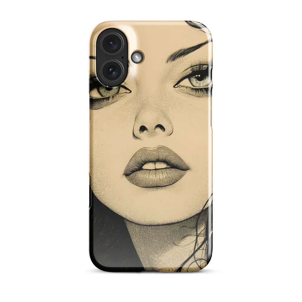 Enigmatic Gaze | Phone Case |  16 Plus | Snap Case | Glossy