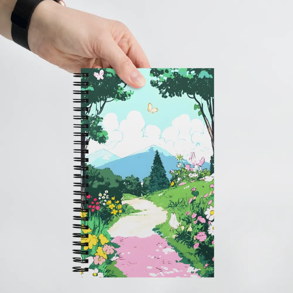 A Serene Journey Through Nature | Spiral Notebook