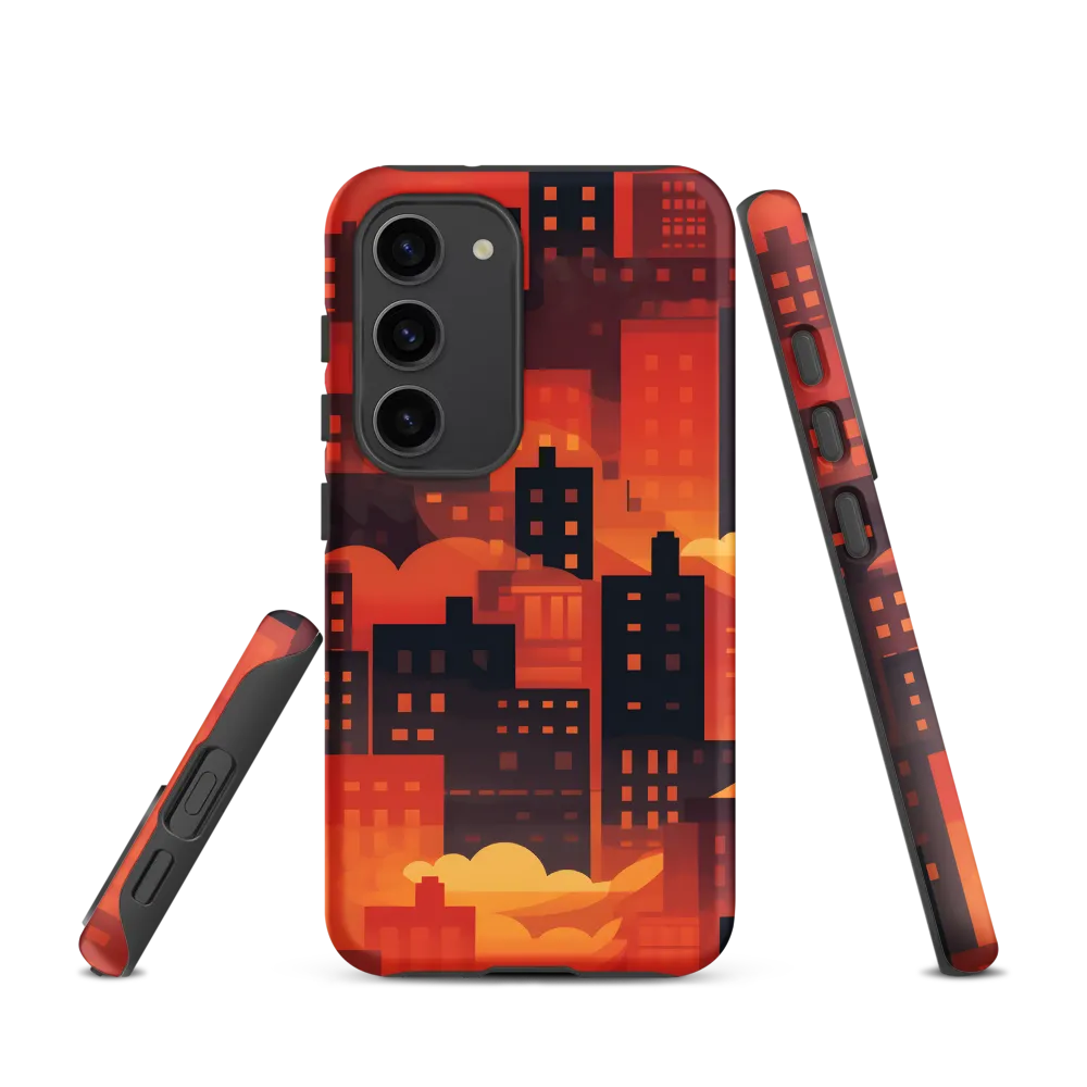 Radiance of the Urban Horizon | Phone Case |  S23 | Tough Case | Matte
