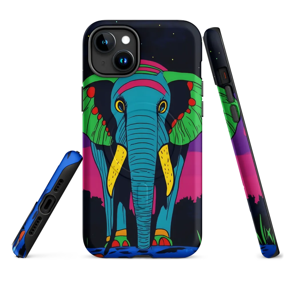 Whimsical Majesty: The Vibrant Elephant