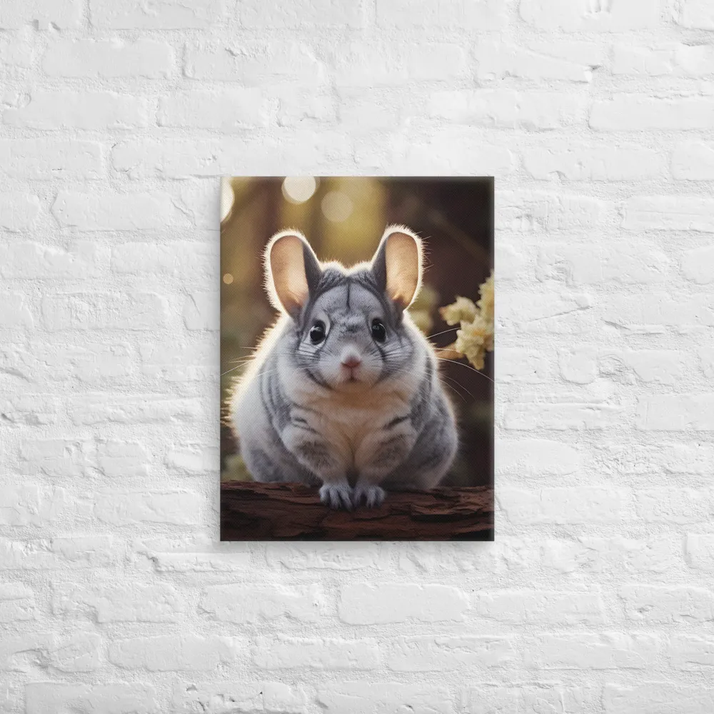 Curious Chinchilla in the Forest