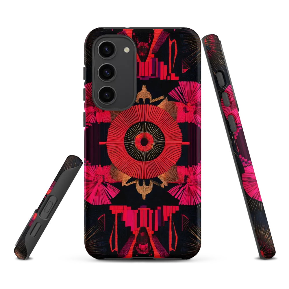 Dynamic Geometric Symphony | Phone Case |  S23 Plus | Tough Case | Matte