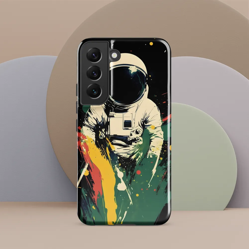 Cosmic Splash: The Astronaut's Journey