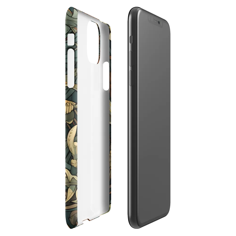 Dynamic Harmony of Sharks and Flora | Phone Case |  11 Pro Max | Snap Case | Matte