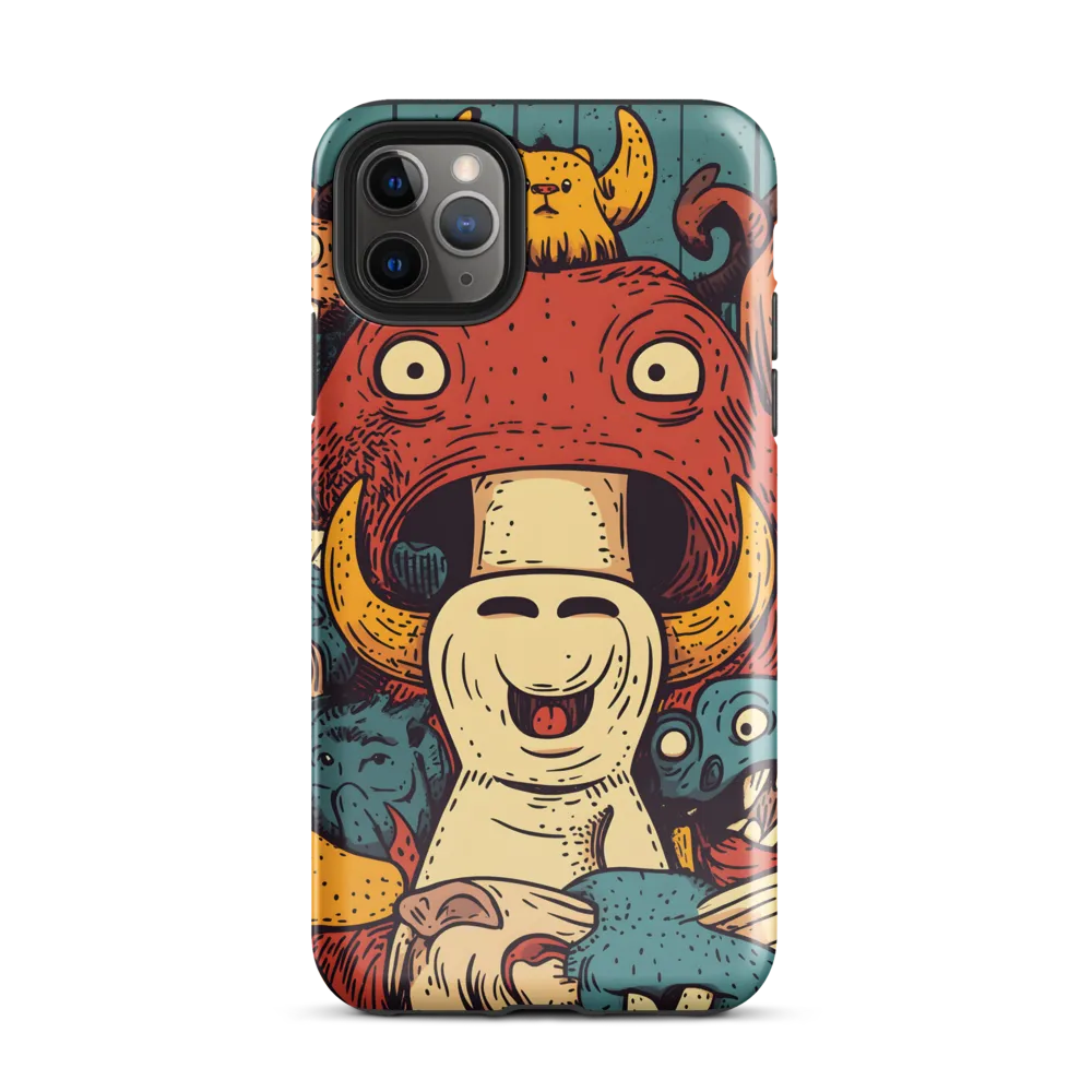 Whimsical Gathering of Creatures | Phone Case |  11 Pro Max | Tough Case | Glossy