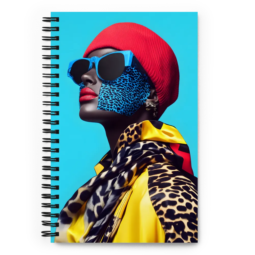 Bold Modernity: A Fashion Portrait | Spiral Notebook