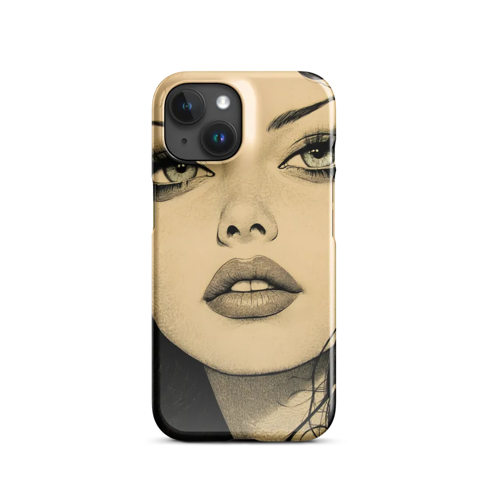 Enigmatic Gaze | Phone Case |  15 | Snap Case | Glossy