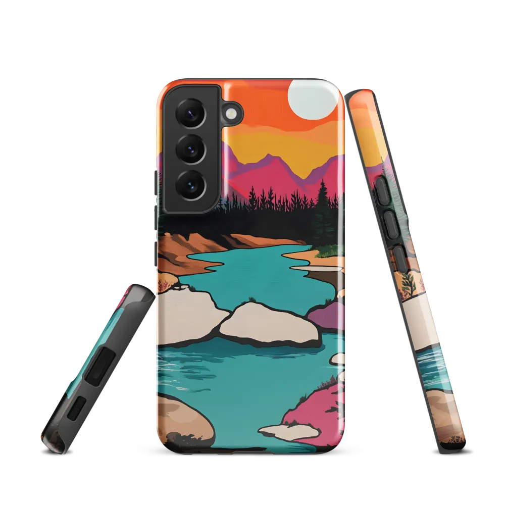 Dual Suns Over Serene Waters