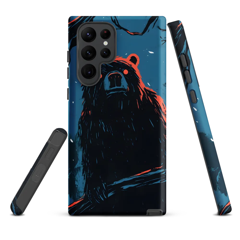 Eerie Majesty: A Bear in the Night