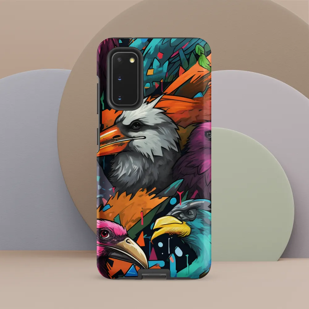 Avian Vortex: A Celebration of Color and Form