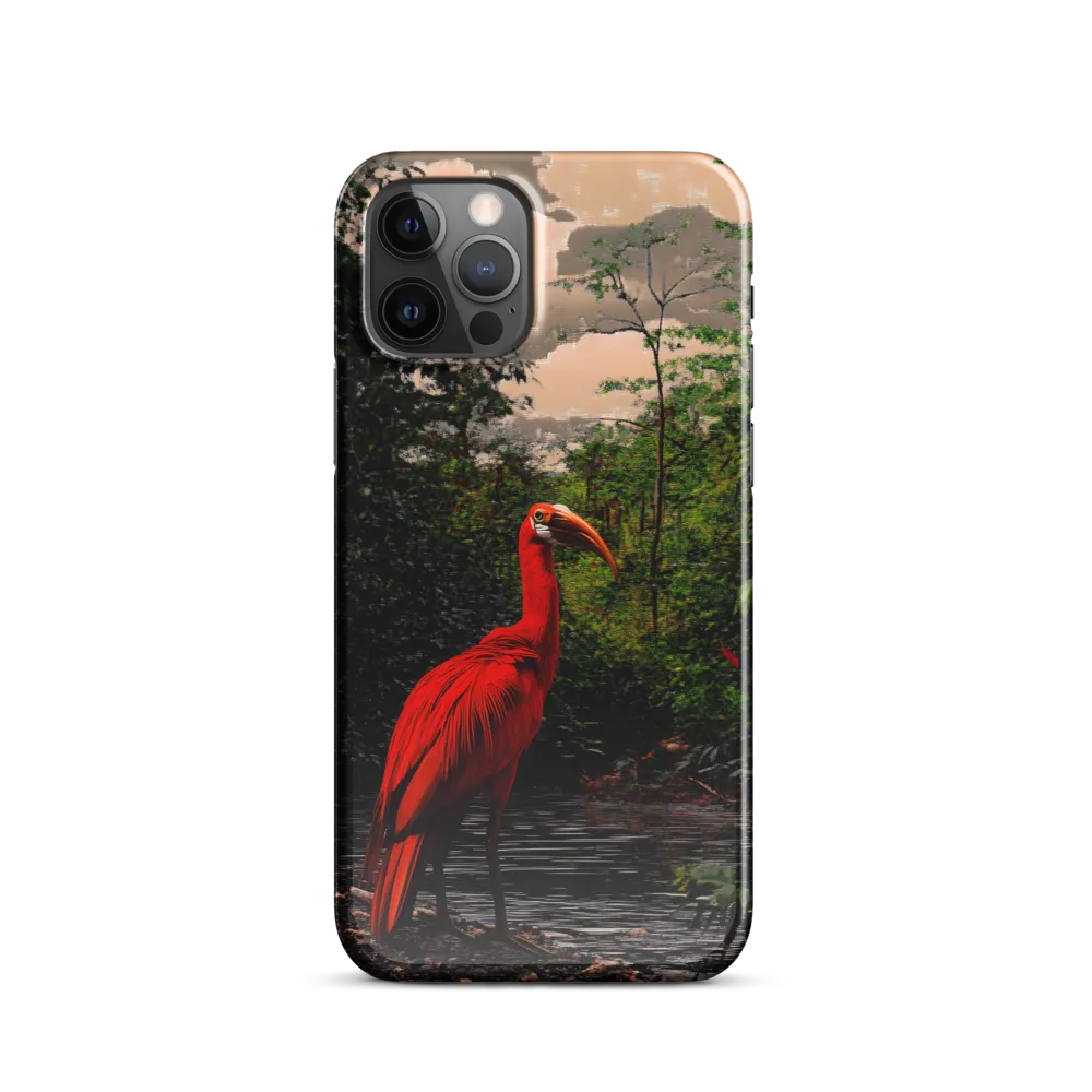 Enigmatic Elegance: The Scarlet Observer