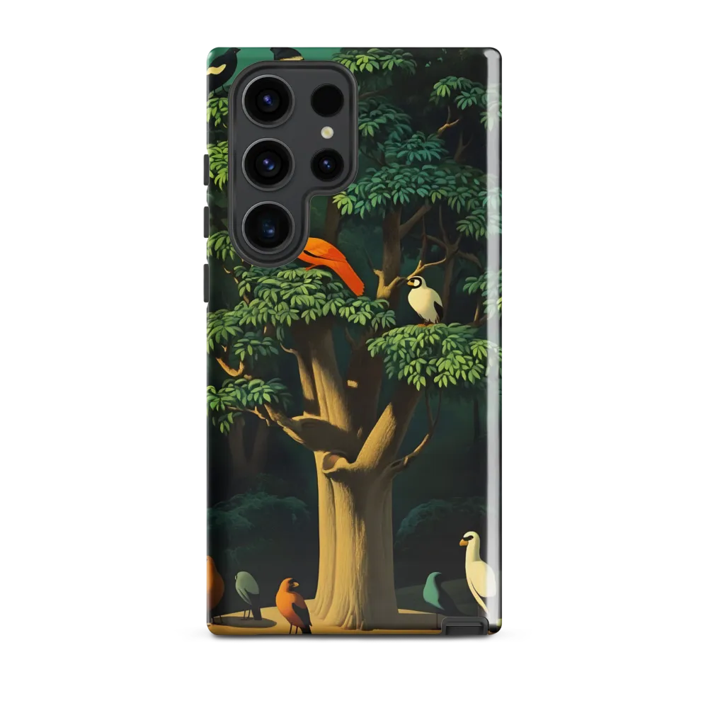 Harmony in Color: A Surreal Bird Symphony