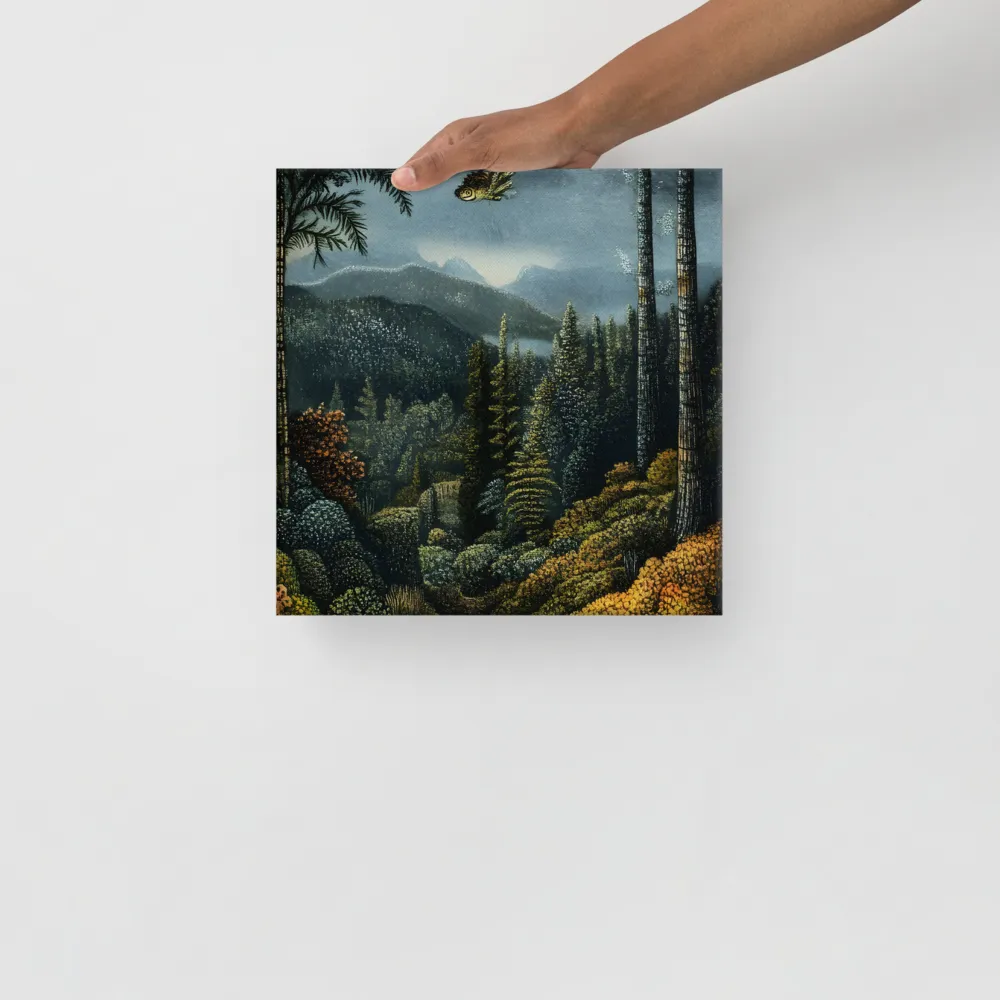 Whispers of the Enchanted Forest | Canvas | 12″×12″