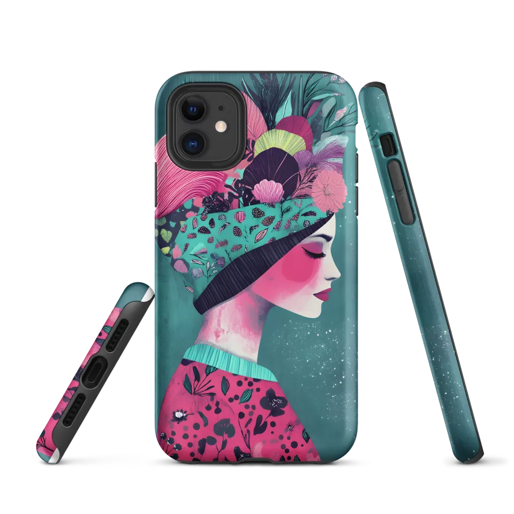 Whimsical Floral Portrait