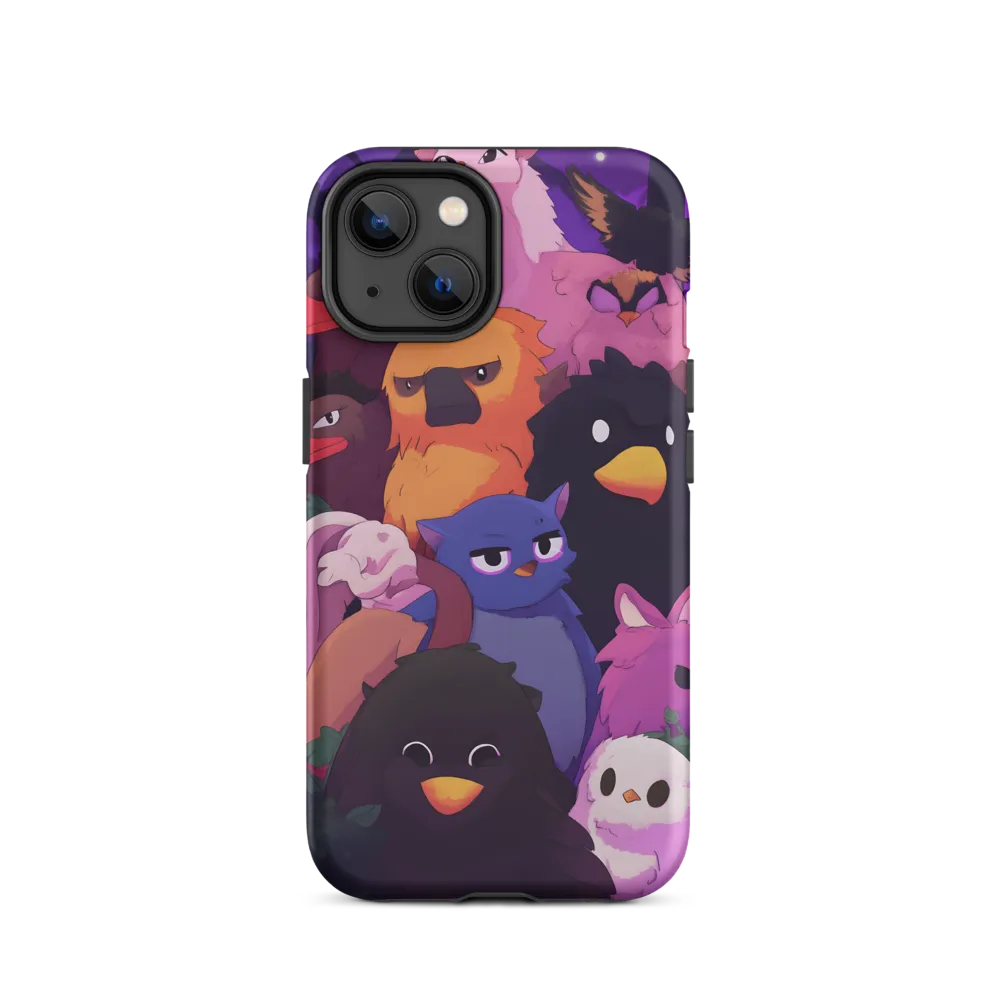 Whimsical Avian Gathering
