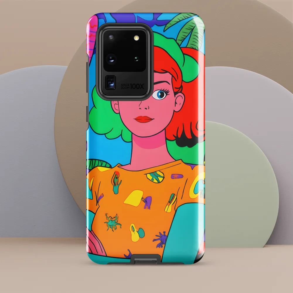 Tropical Vibes: A Playful Portrait