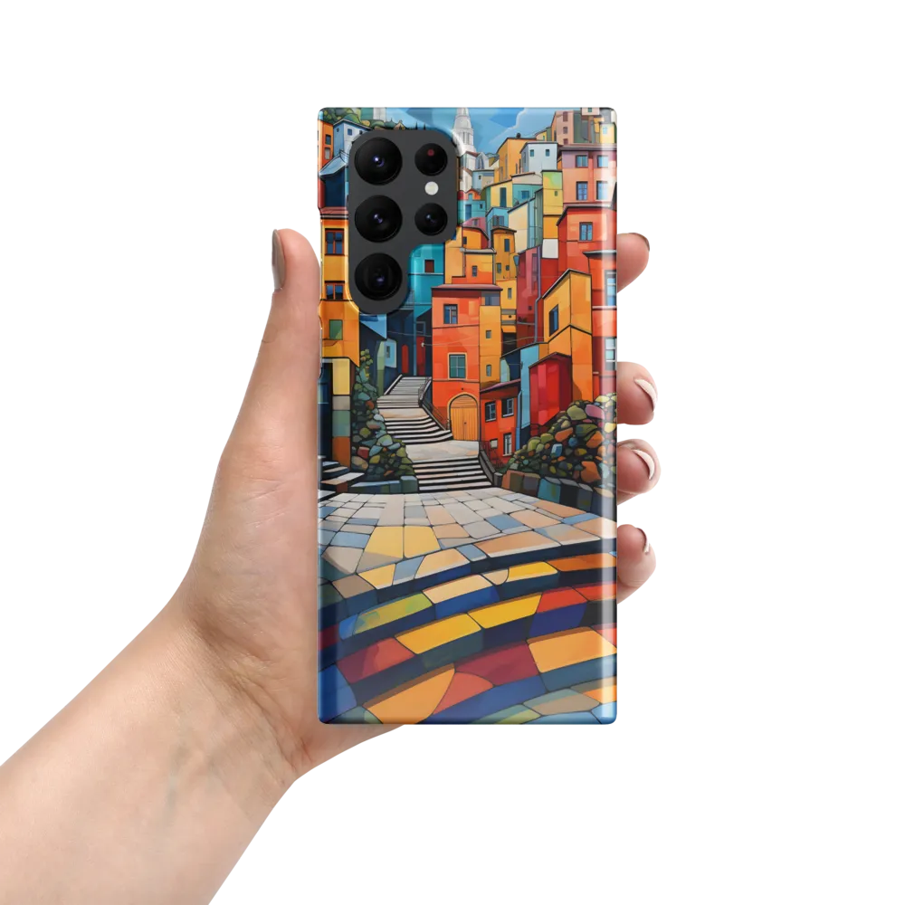Vibrant Village: A Cubist Journey