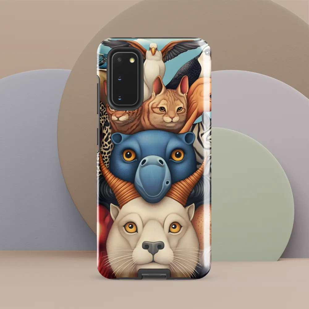 Harmonious Echoes of Wildlife | Phone Case |  S20 | Tough Case | Glossy