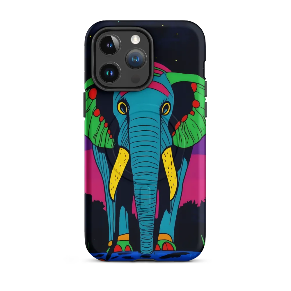 Whimsical Majesty: The Vibrant Elephant