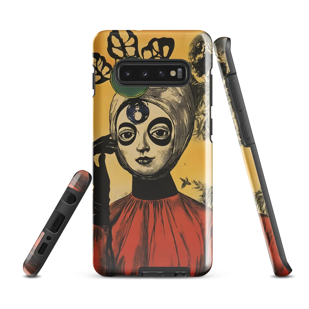 Enigmatic Portrait of Surrealism | Phone Case |  S10 Plus | Tough Case | Glossy