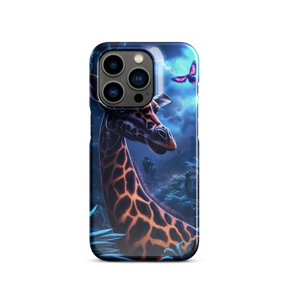 Mystical Giraffe in Twilight Jungle
