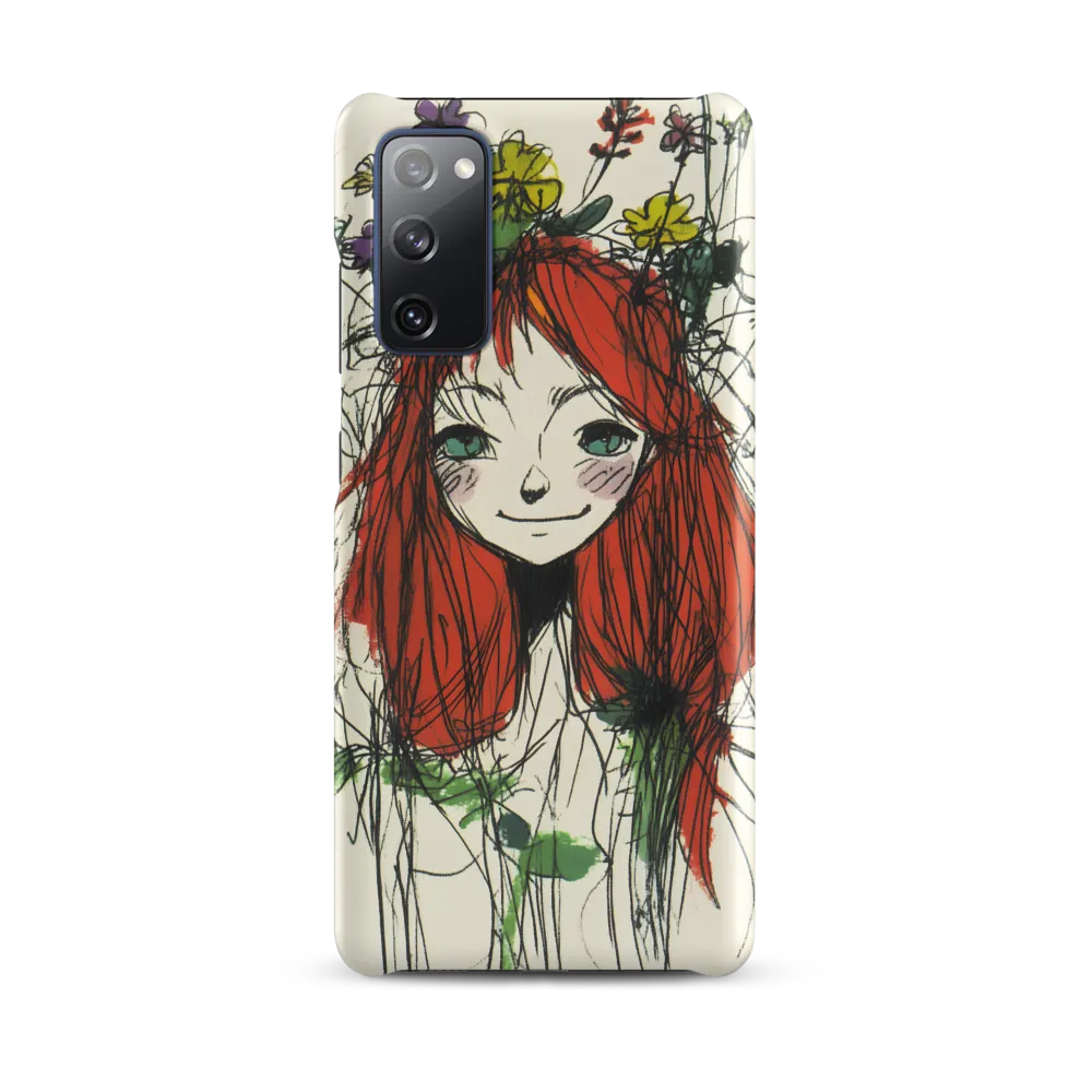 Whimsical Floral Portrait