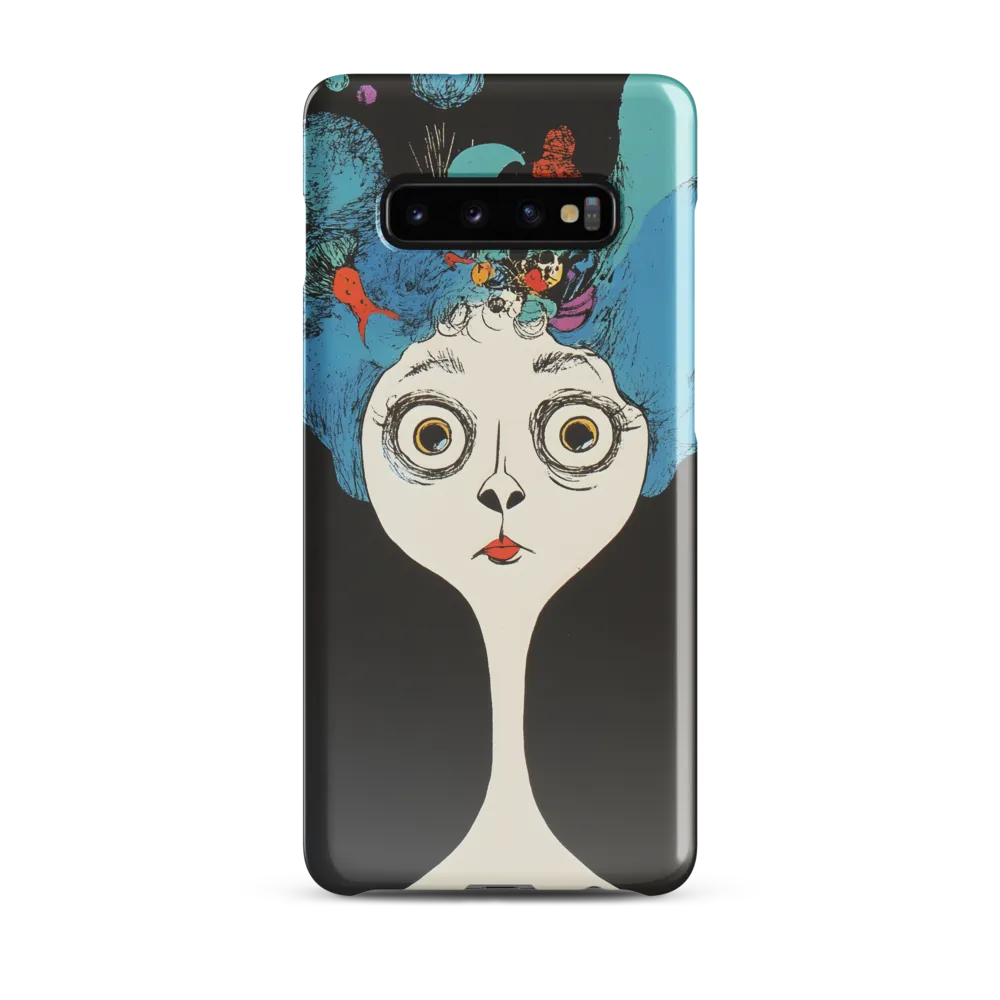 Whimsical Hairscape | Phone Case |  S10 Plus | Snap Case | Glossy