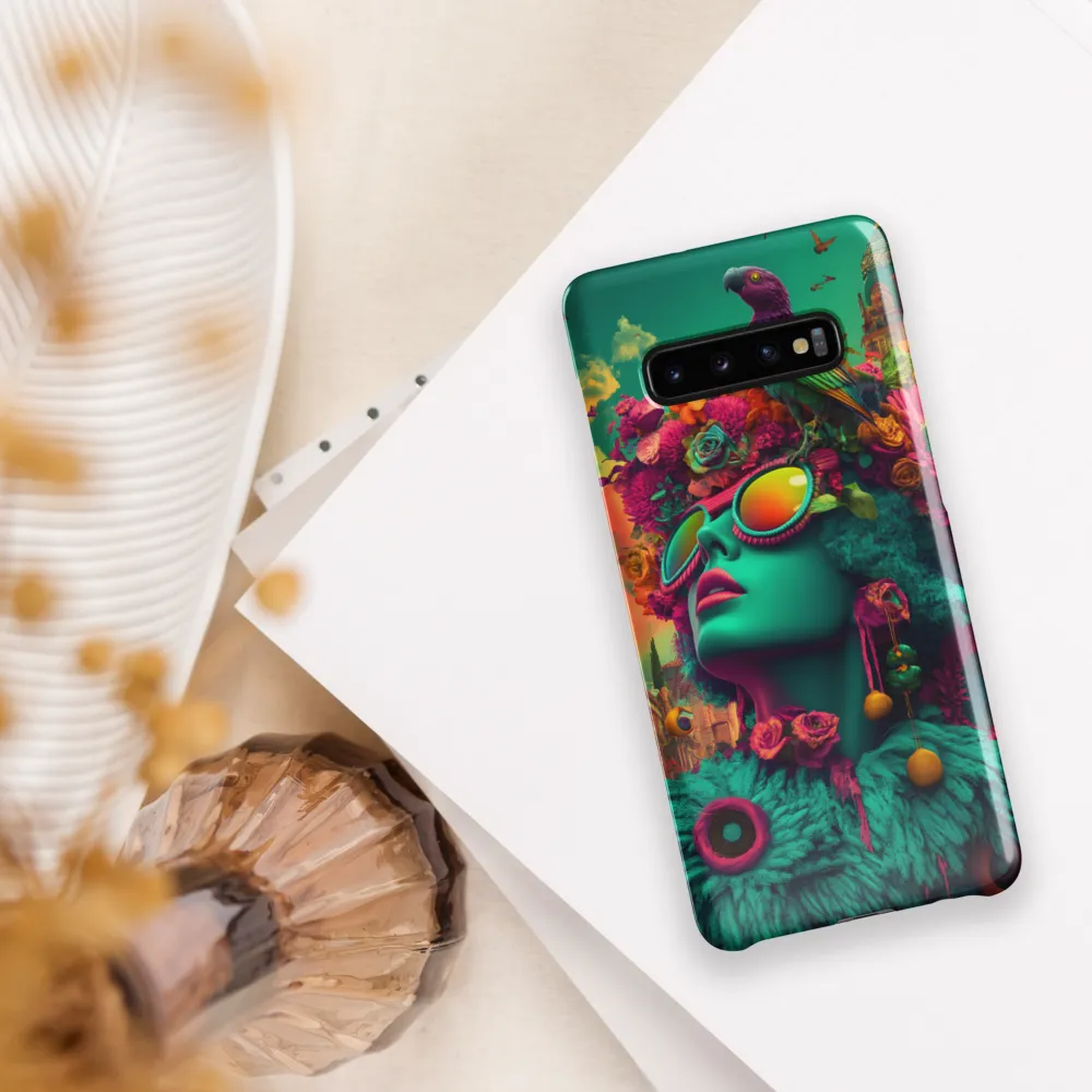 Whimsical Flora | Phone Case |  S10 Plus | Snap Case | Glossy