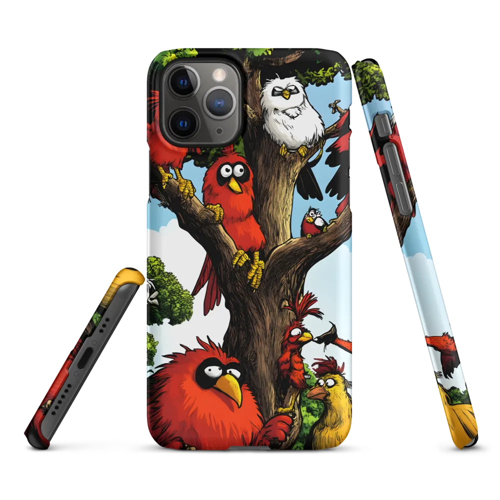 Whimsical Avian Gathering