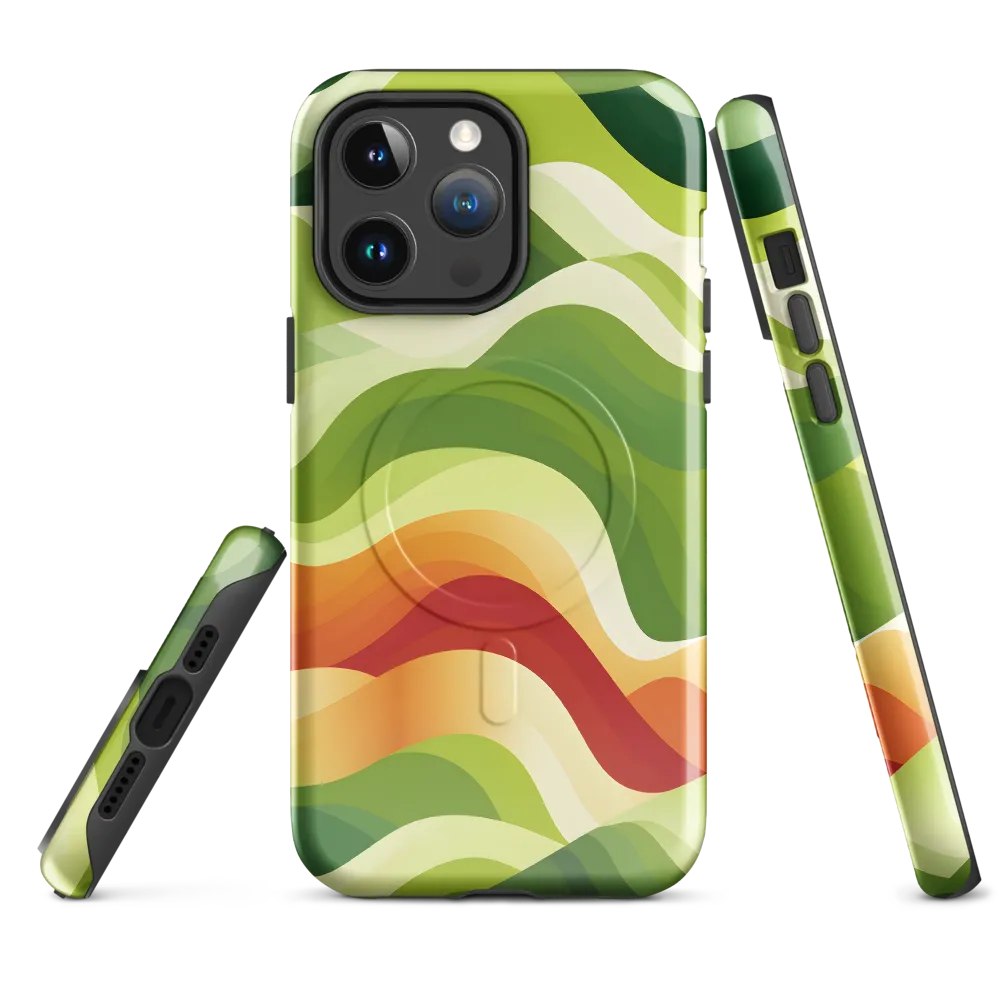 Waves of Nature | Phone Case |  14 Pro Max | MagSafe® Tough Case | Glossy