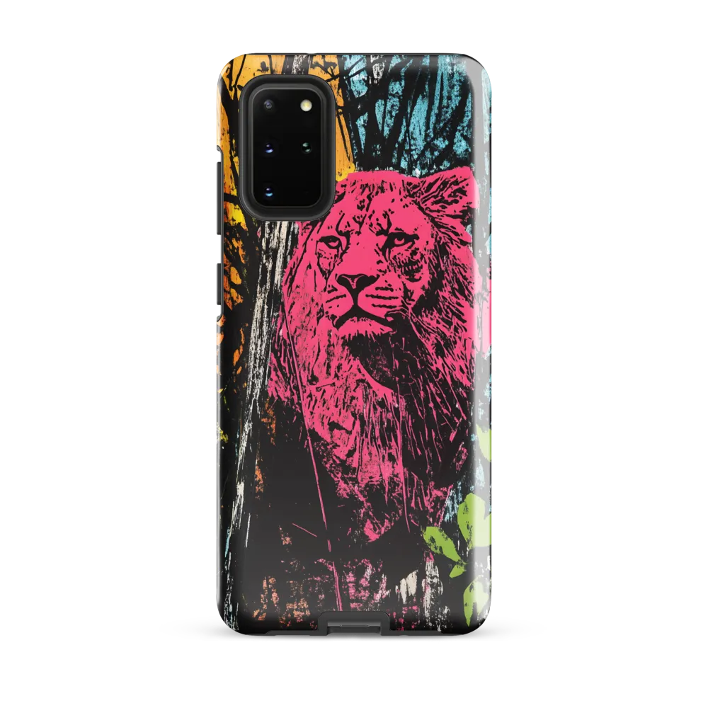 Fierce Vibrance: The Pink Lion