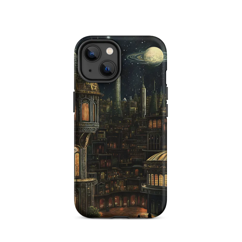 Celestial Enigma: A Surreal Cityscape