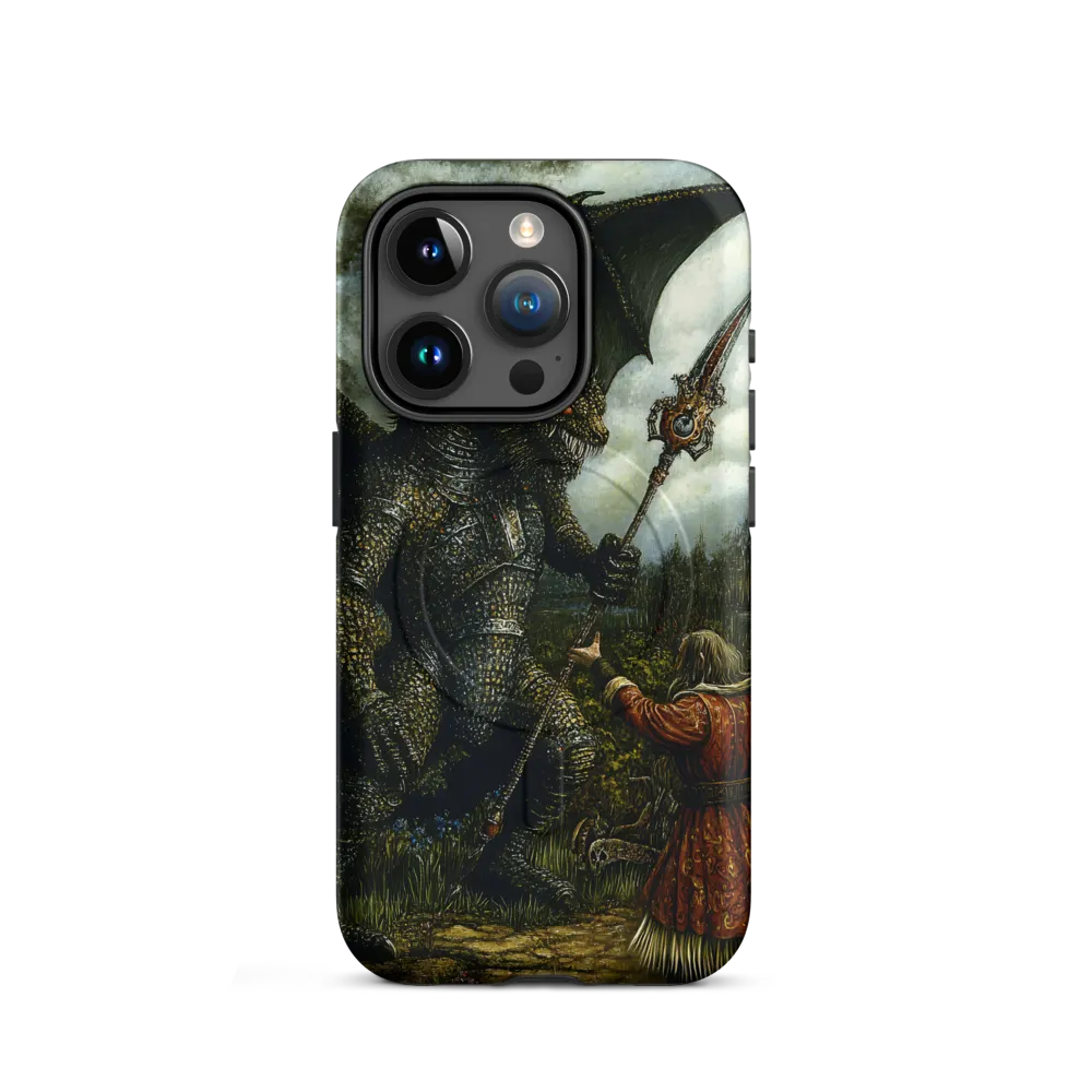 The Confrontation: Dragon vs. Wizard | Phone Case |  15 Pro | MagSafe® Tough Case | Matte