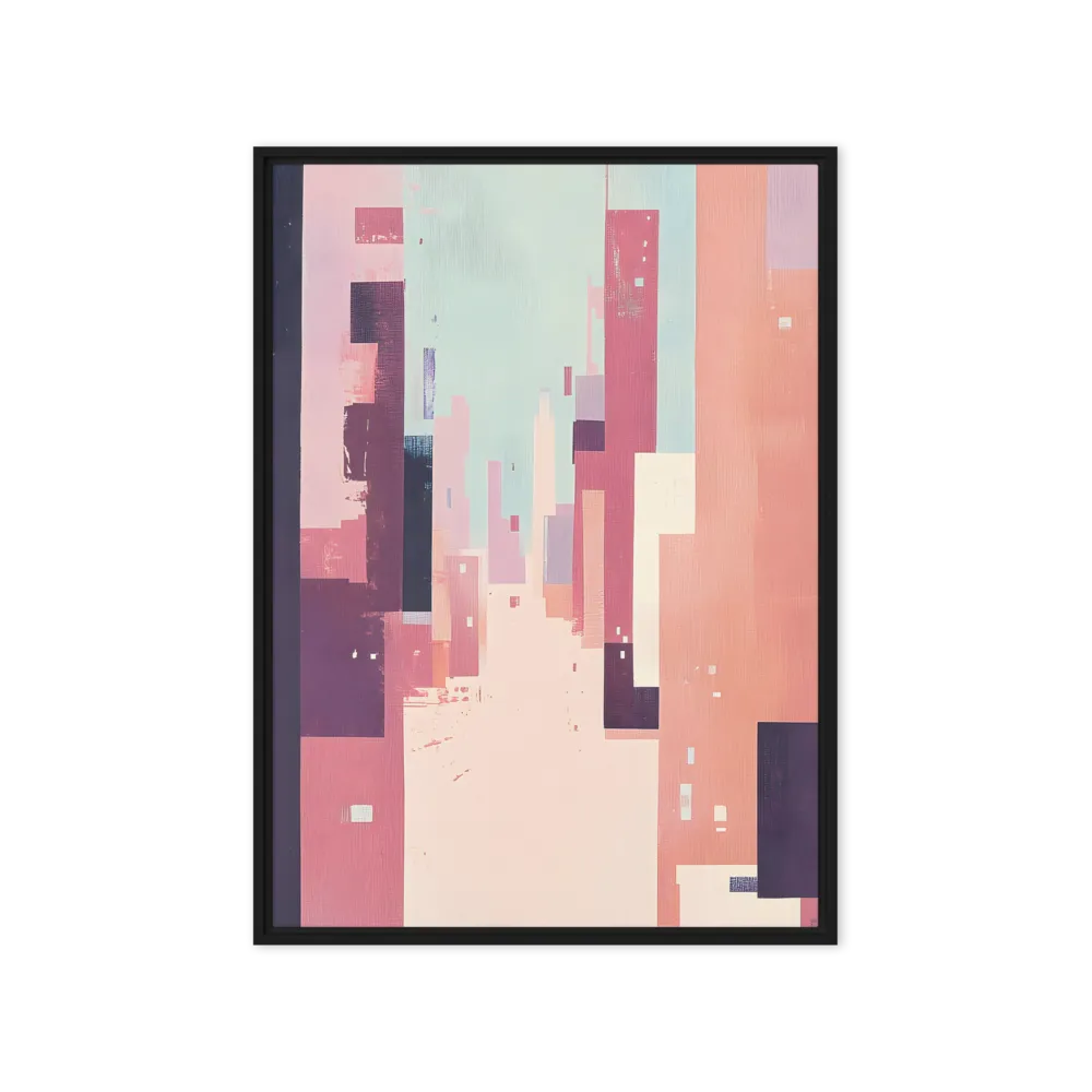 Tranquil Cityscape | Canvas with Black Frame | 20″×28″