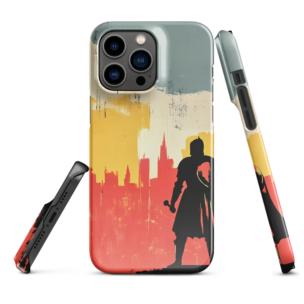 Hero in the Urban Dawn | Phone Case |  14 Pro Max | Snap Case | Glossy
