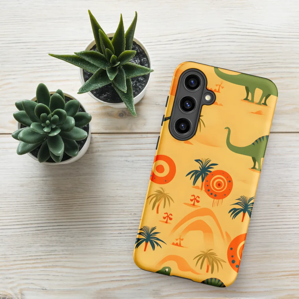 Prehistoric Playtime | Phone Case |  S24 Plus | Tough Case | Matte