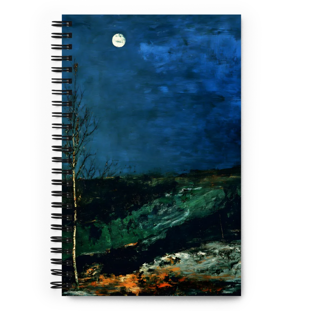 Moonlit Solitude | Spiral Notebook