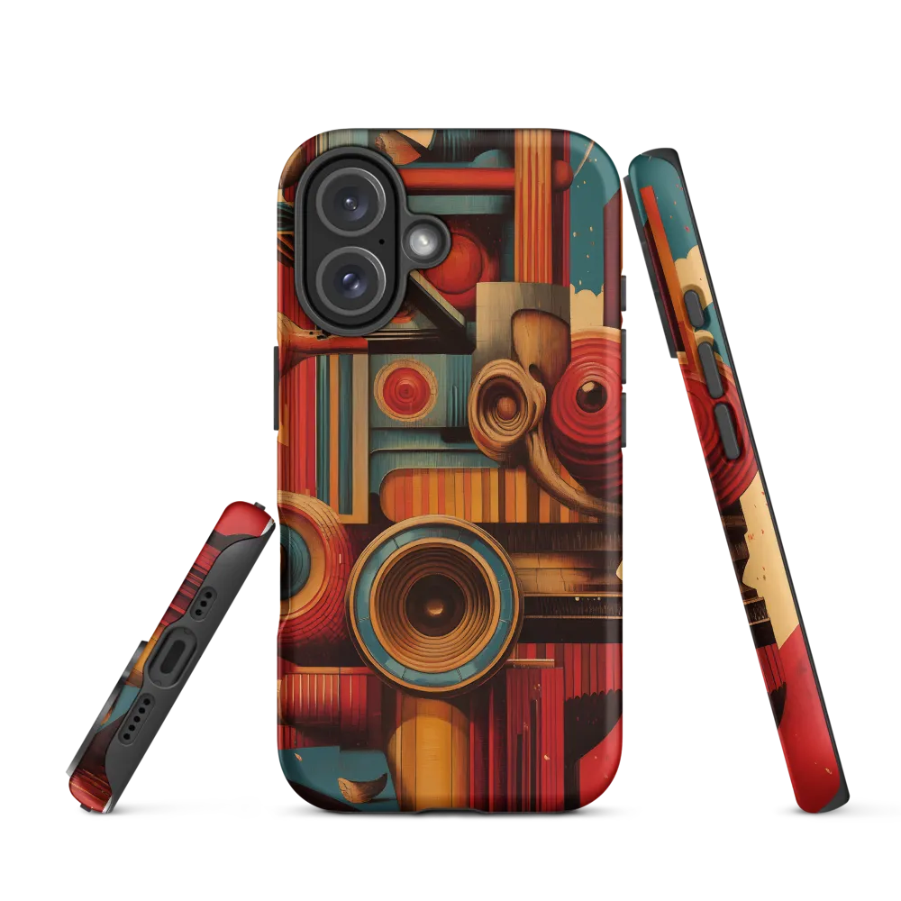 Geometric Symphony | Phone Case |  16 | Tough Case | Matte