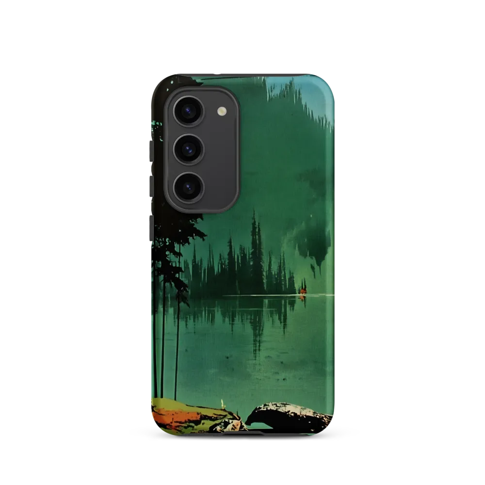 Serenity Reflected: A Tranquil Lake Scene