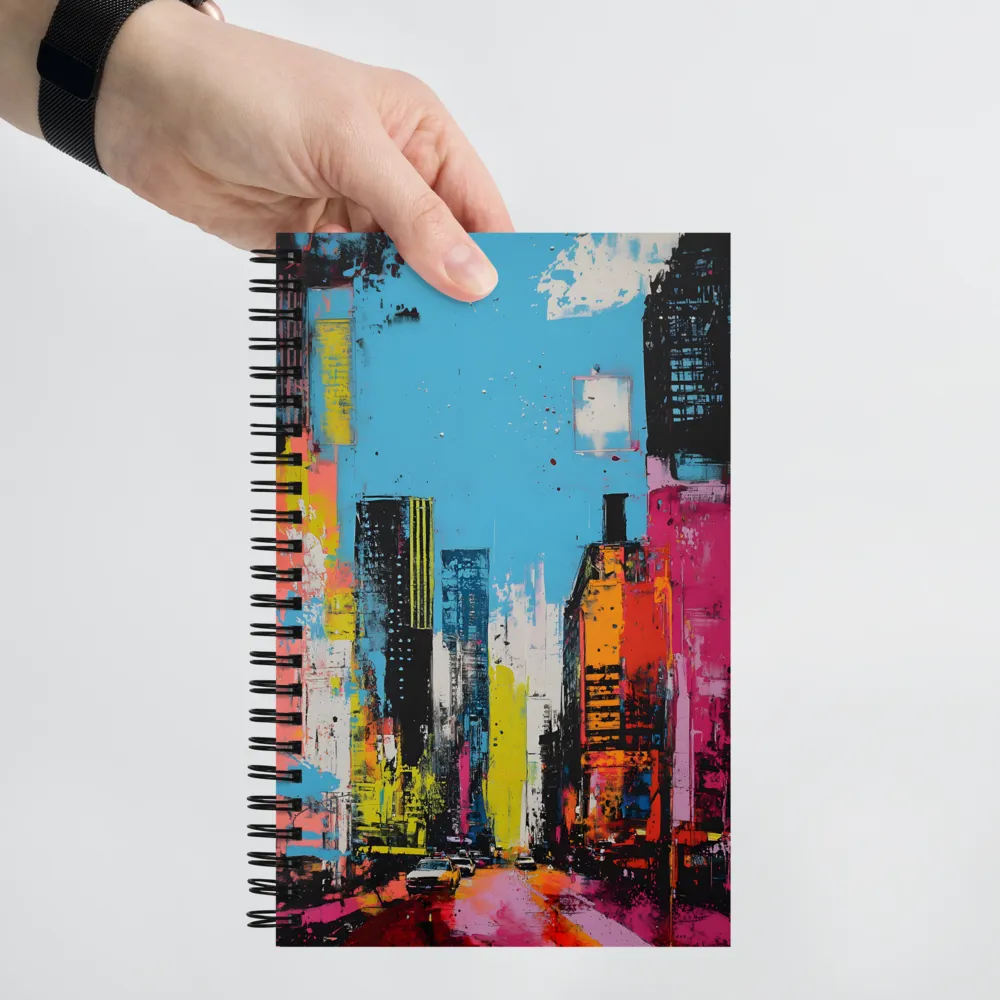 Urban Vortex of Color | Spiral Notebook