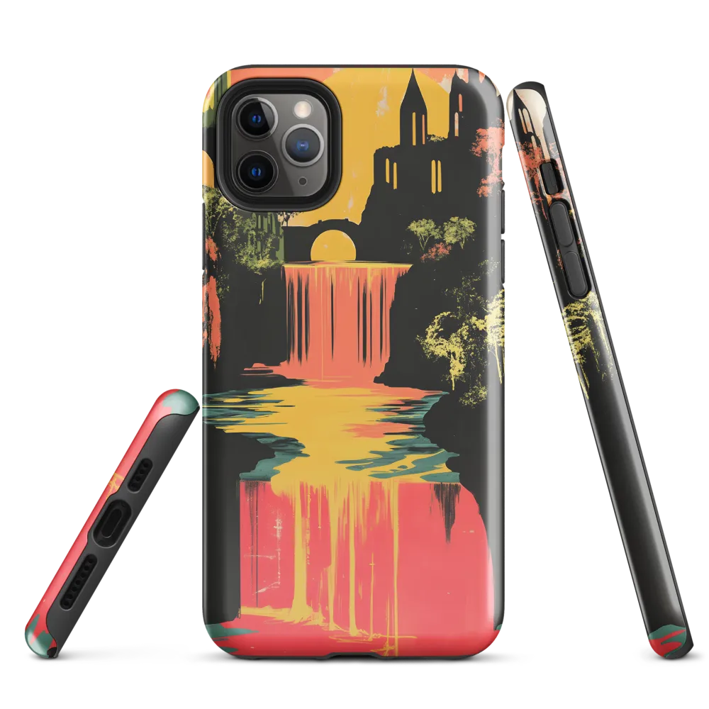 Elysian Echoes: A Surreal Reflections | Phone Case |  11 Pro Max | Tough Case | Glossy