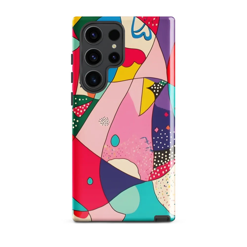 Playful Geometry in Color | Phone Case |  S23 Ultra | Tough Case | Glossy