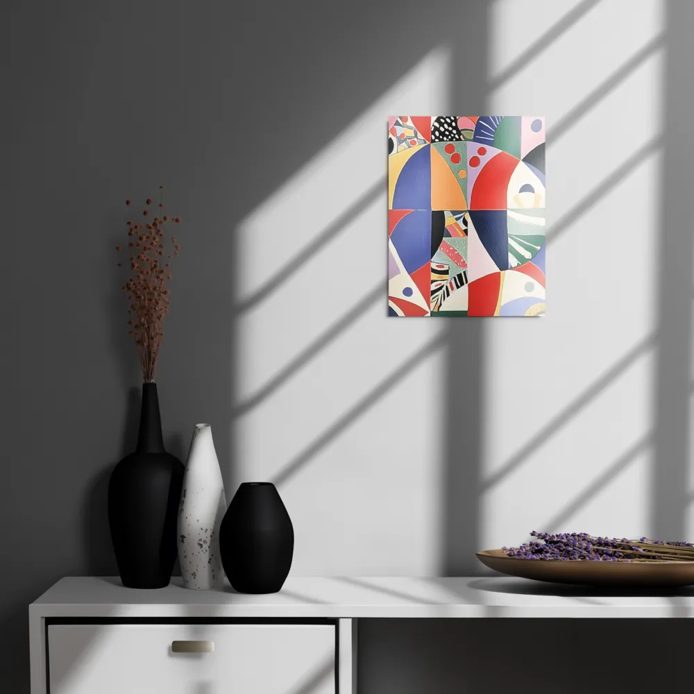 Dynamic Mosaic Symmetry | Metal Print | 11″×14″