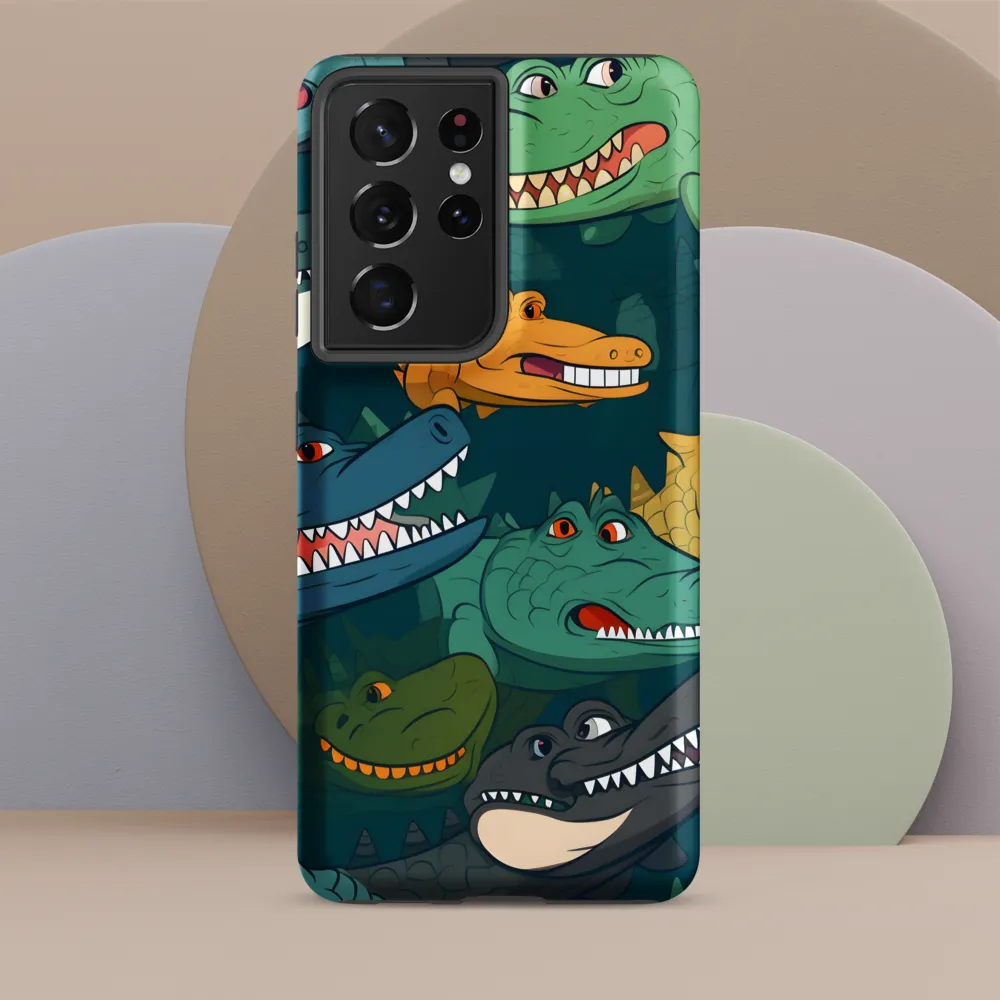 Cheerful Crocodilian Parade