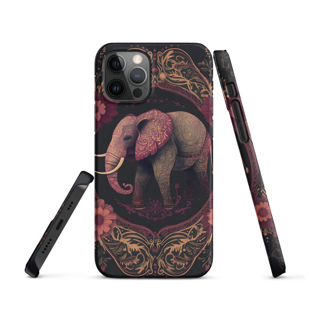 Regal Reverie: The Ornate Elephant | Phone Case |  12 Pro | Snap Case | Matte