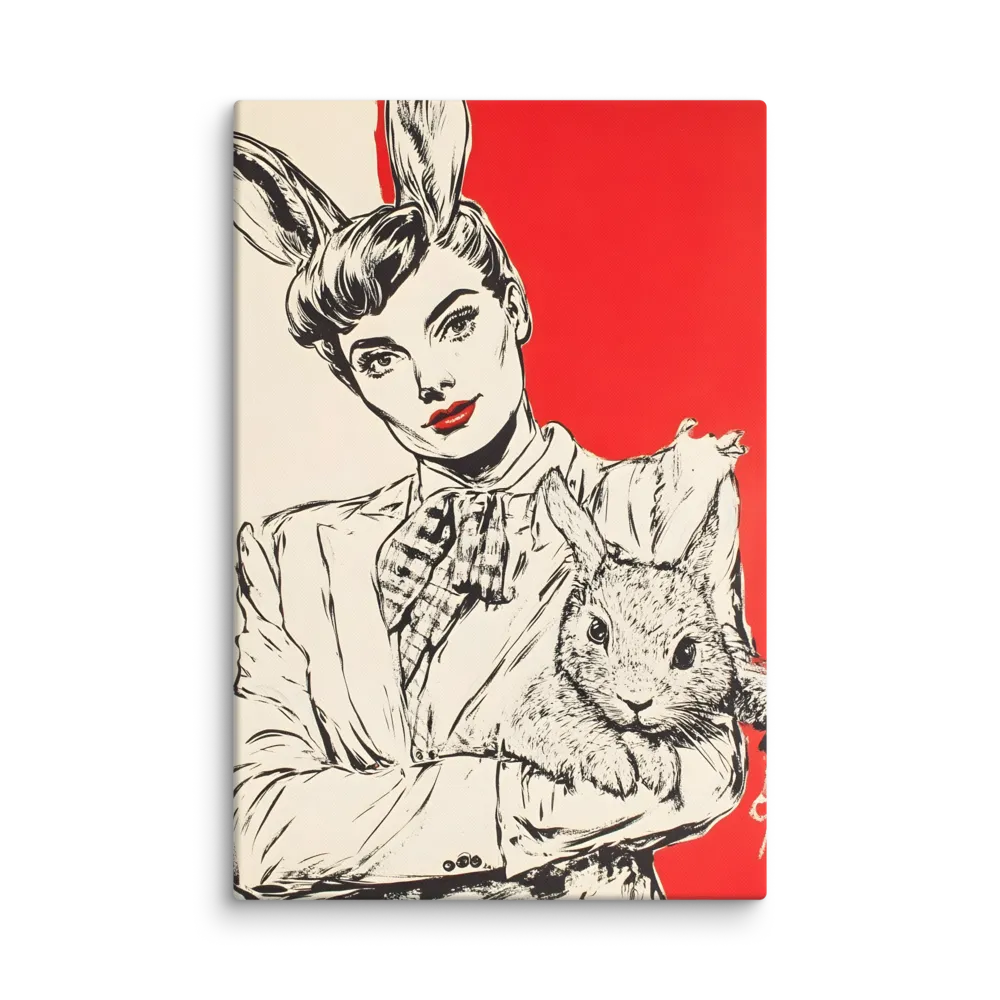 Whimsical Elegance: The Rabbit Lady